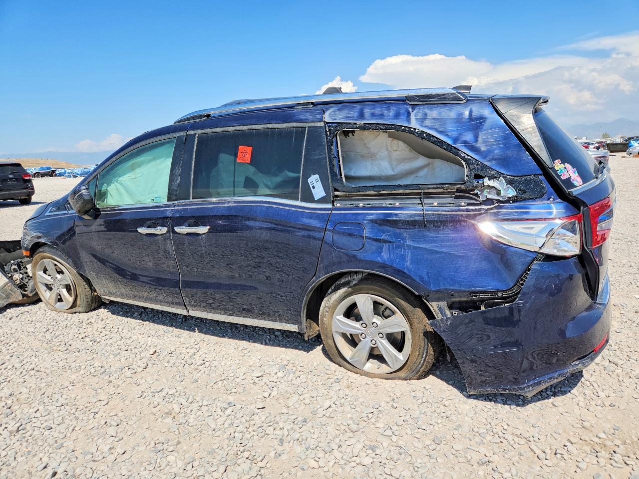 2020 Honda Odyssey Exl Blue vin: 5FNRL6H74LB023225