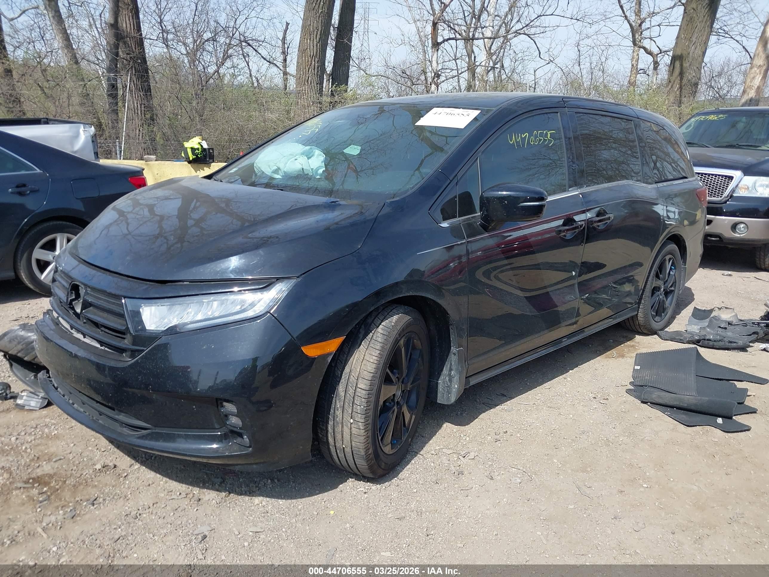 2024 Honda Odyssey Sport Black vin: 5FNRL6H74RB027400