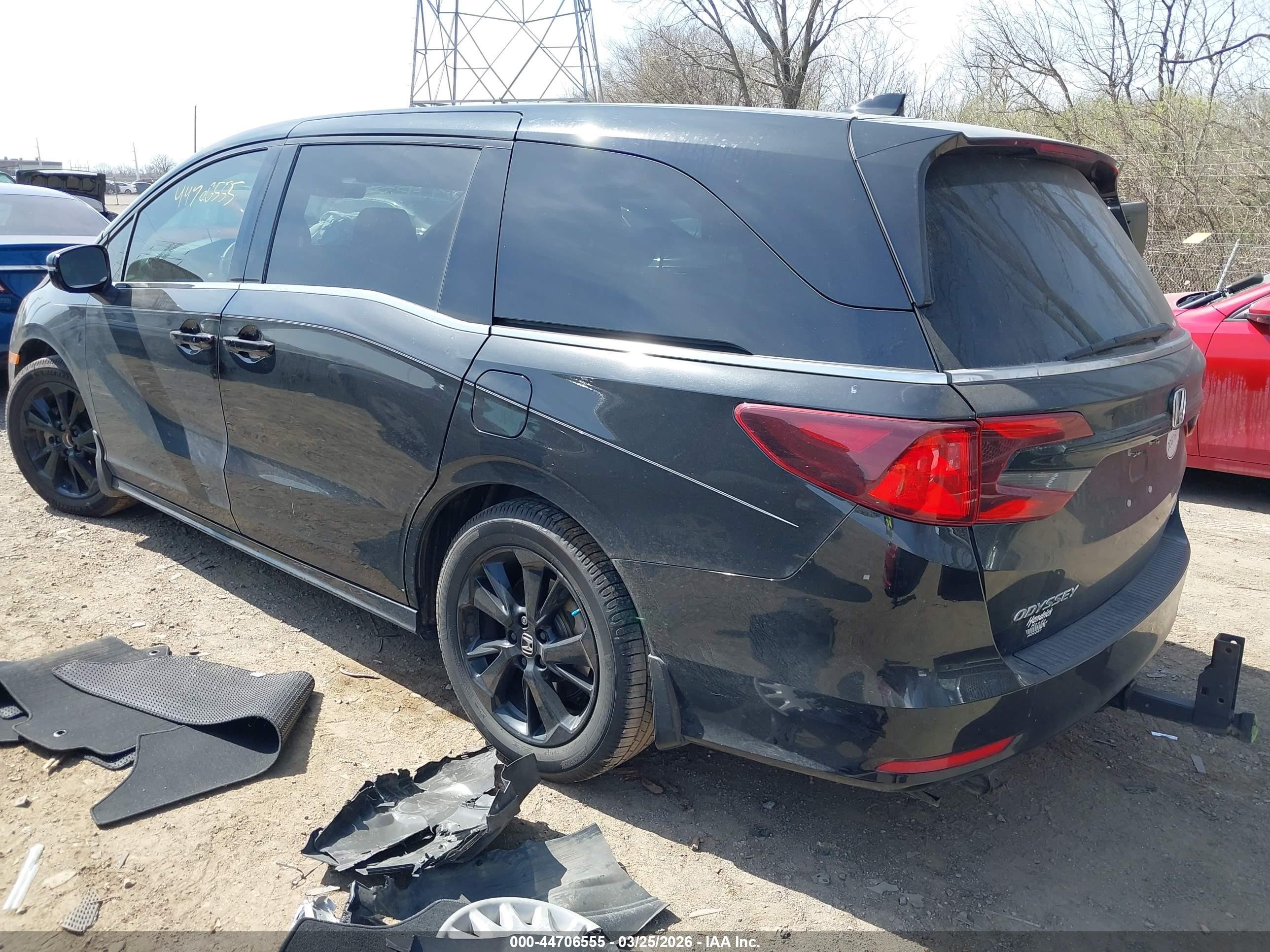 2024 Honda Odyssey Sport Black vin: 5FNRL6H74RB027400