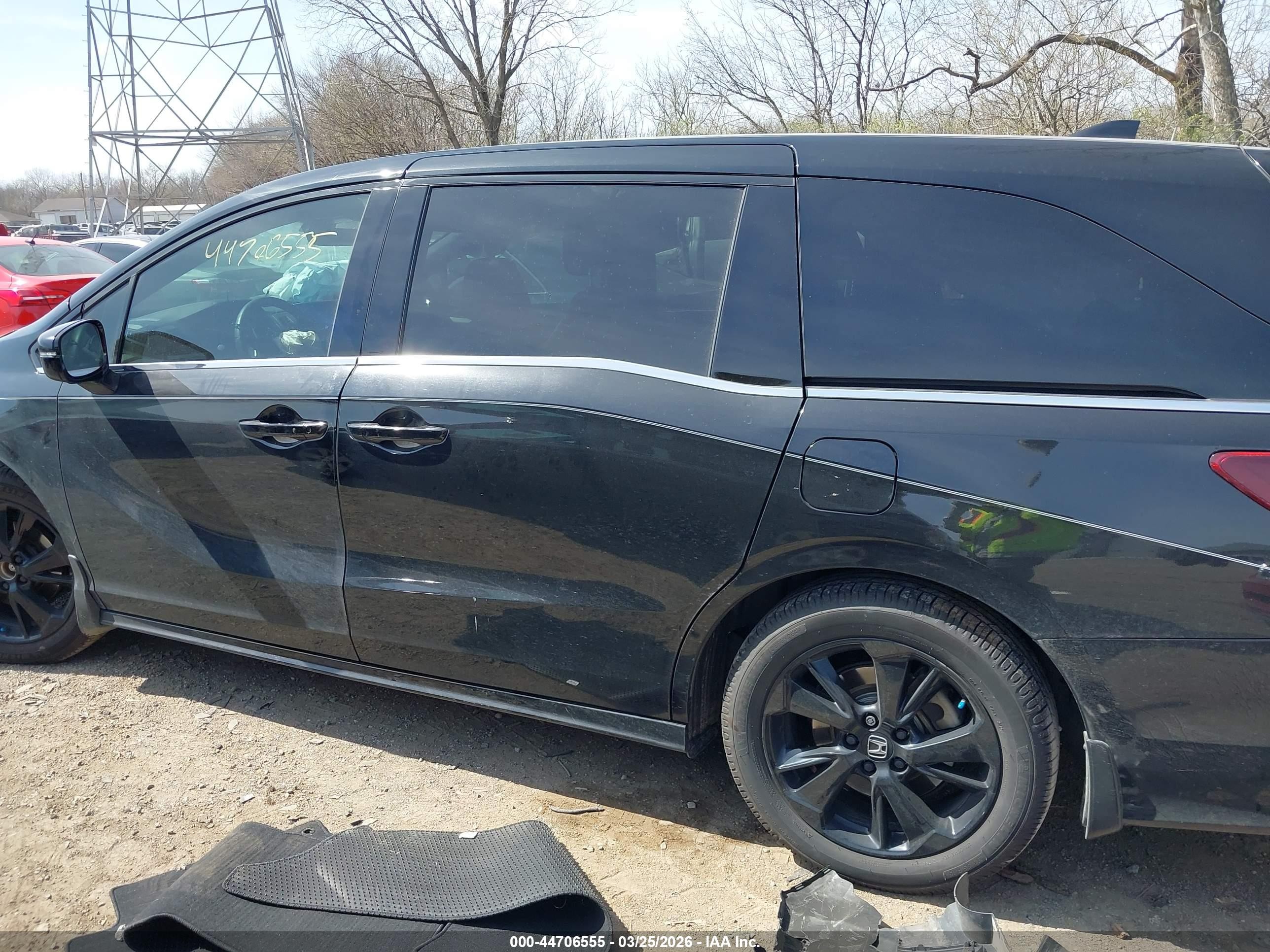 2024 Honda Odyssey Sport Black vin: 5FNRL6H74RB027400