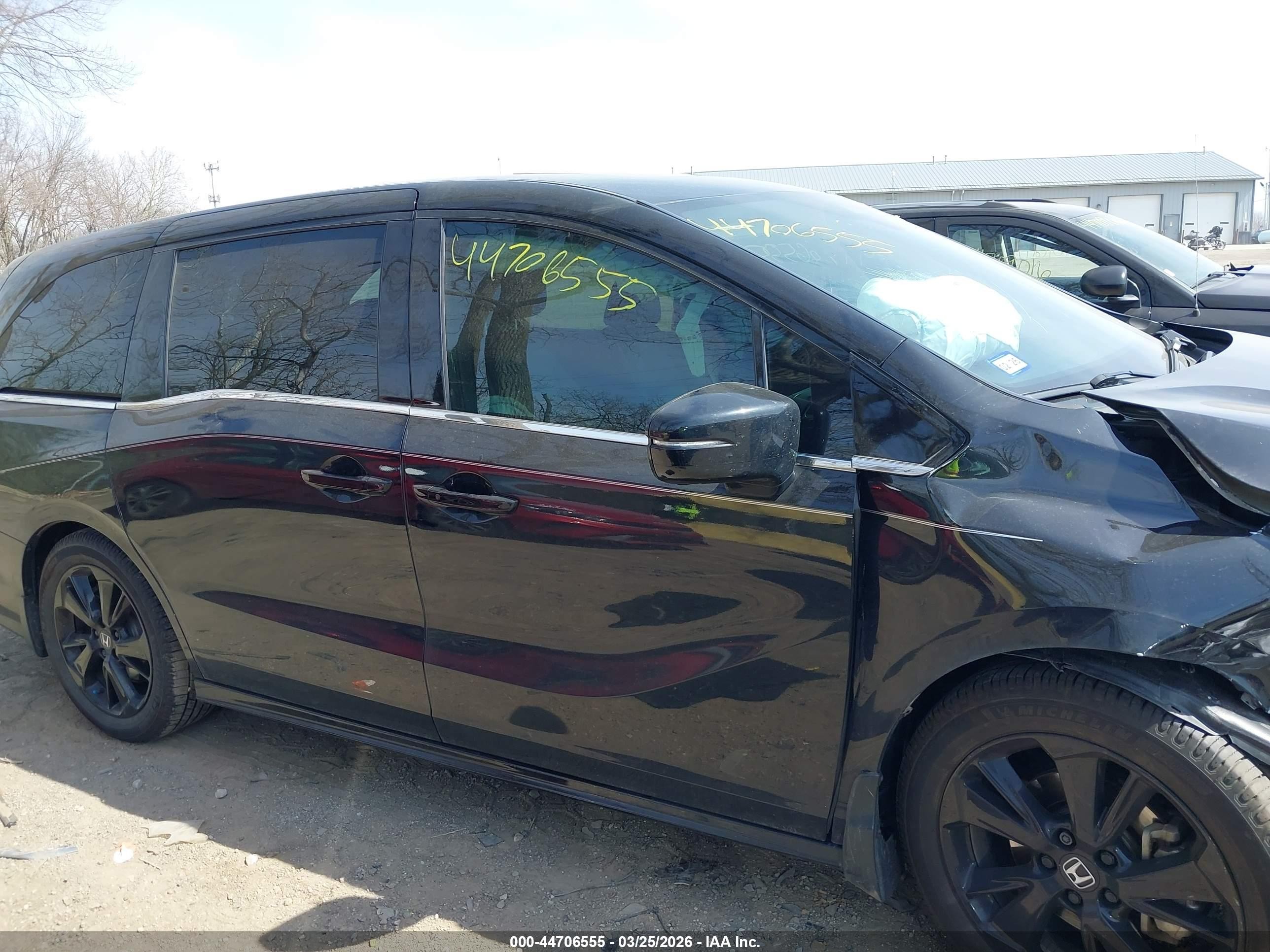 2024 Honda Odyssey Sport Black vin: 5FNRL6H74RB027400