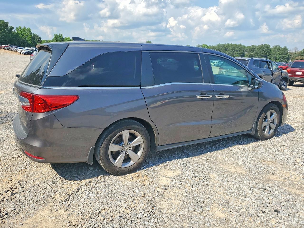 2019 Honda Odyssey Exl Gray vin: 5FNRL6H75KB073596