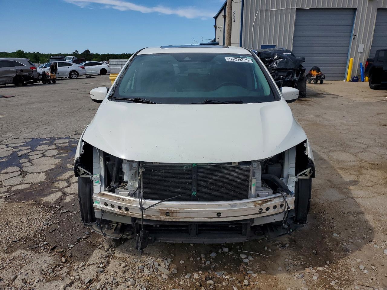 2019 Honda Odyssey Exl White vin: 5FNRL6H75KB102353