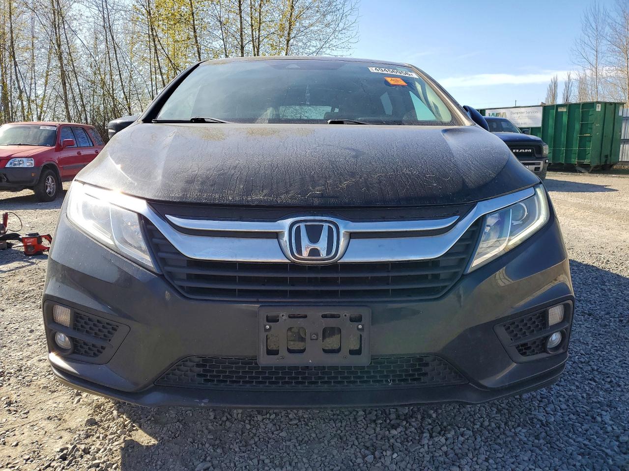 2018 Honda Odyssey Exl Черный vin: 5FNRL6H76JB012739