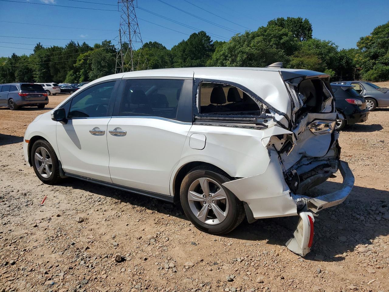 2020 Honda Odyssey Exl White vin: 5FNRL6H76LB017992