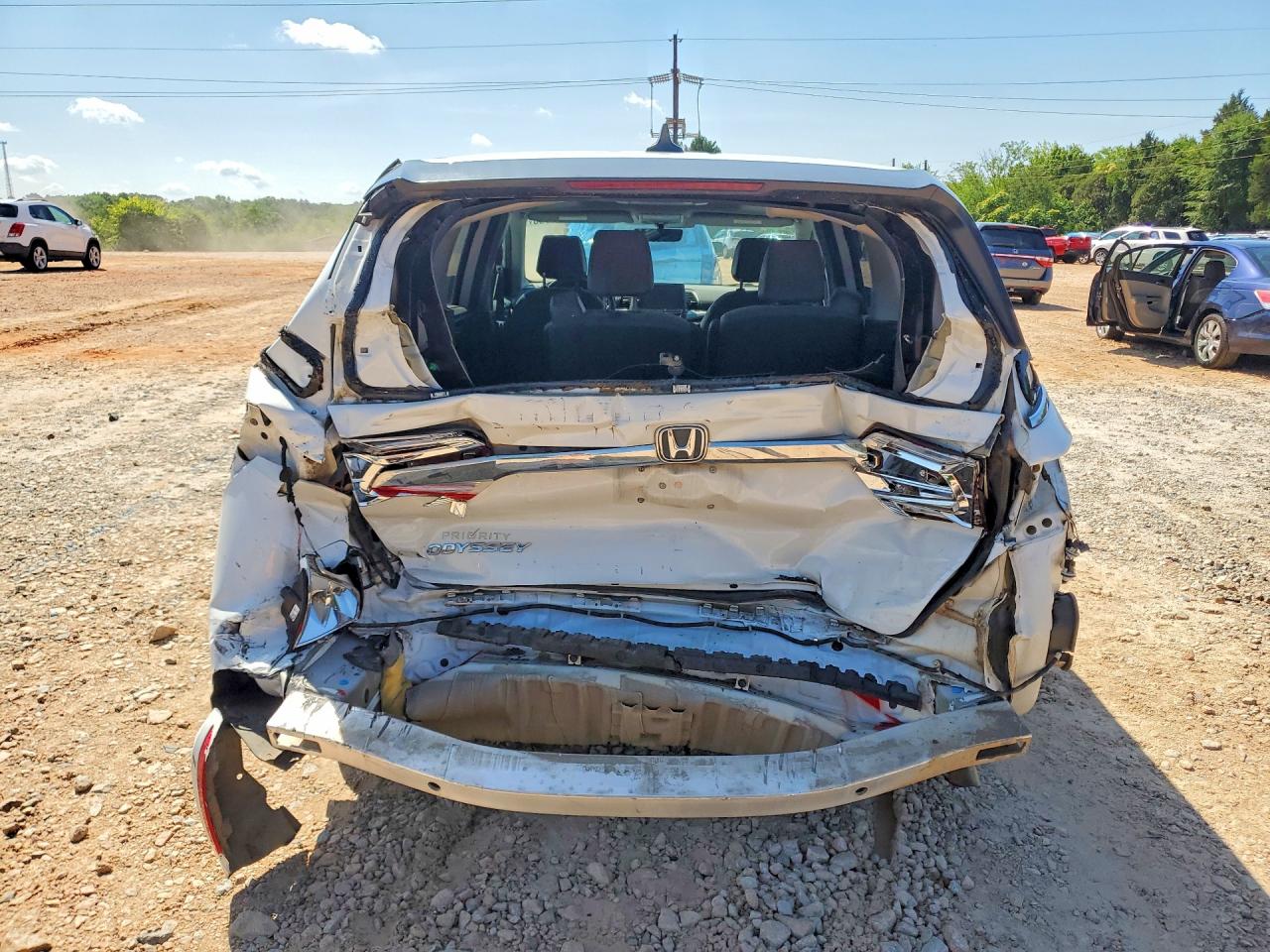 2020 Honda Odyssey Exl White vin: 5FNRL6H76LB017992