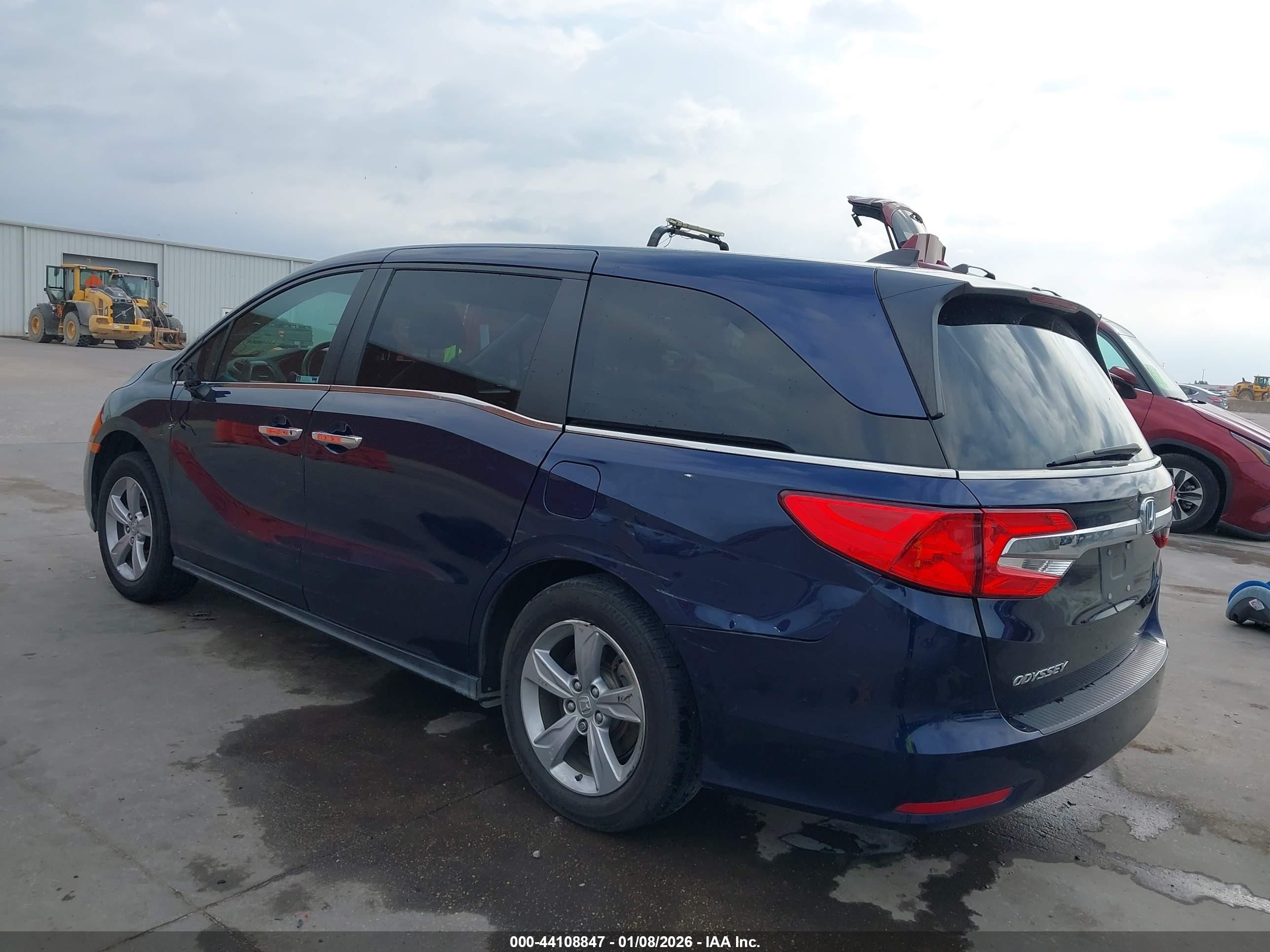 2020 Honda Odyssey Ex-l/ex-l W/navi   Res Blue vin: 5FNRL6H76LB044268