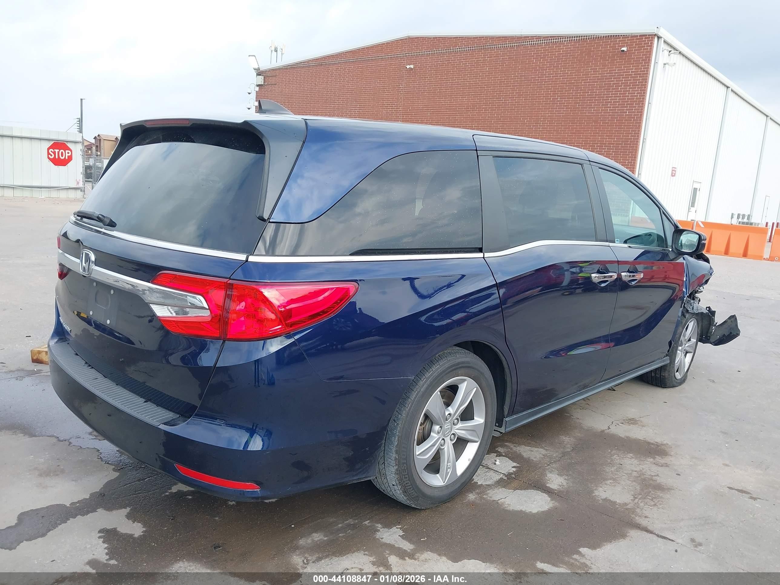 2020 Honda Odyssey Ex-l/ex-l W/navi   Res Blue vin: 5FNRL6H76LB044268