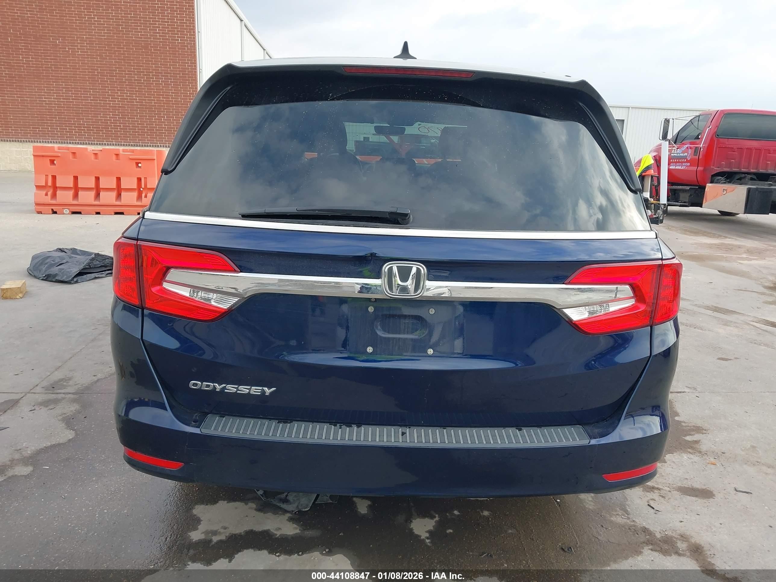2020 Honda Odyssey Ex-l/ex-l W/navi   Res Blue vin: 5FNRL6H76LB044268