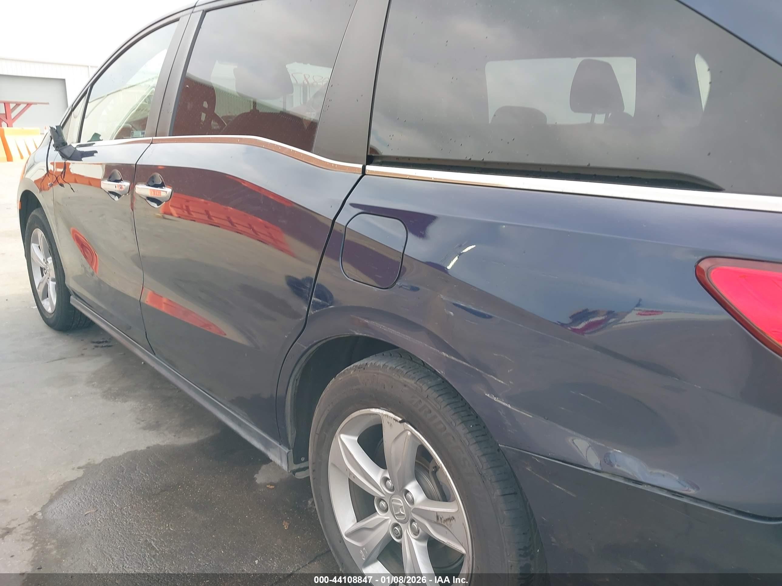 2020 Honda Odyssey Ex-l/ex-l W/navi   Res Blue vin: 5FNRL6H76LB044268