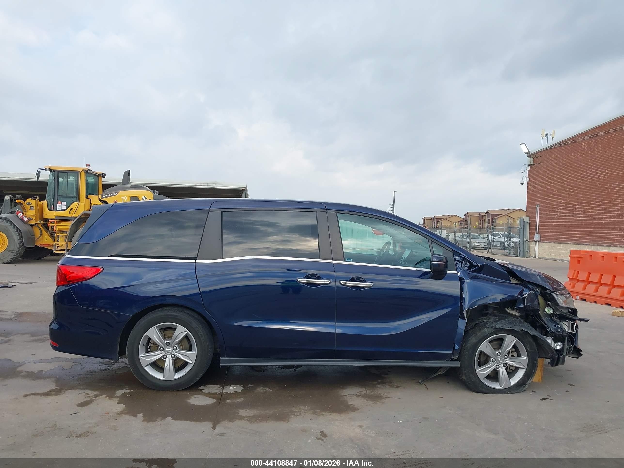 2020 Honda Odyssey Ex-l/ex-l W/navi   Res Blue vin: 5FNRL6H76LB044268