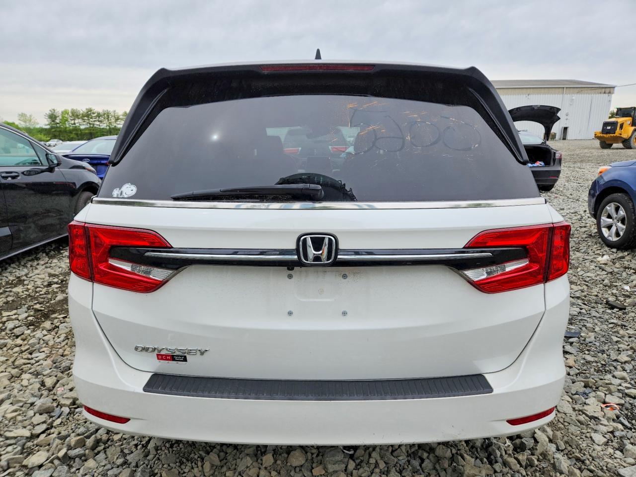 2022 Honda Odyssey Exl White vin: 5FNRL6H76NB002136