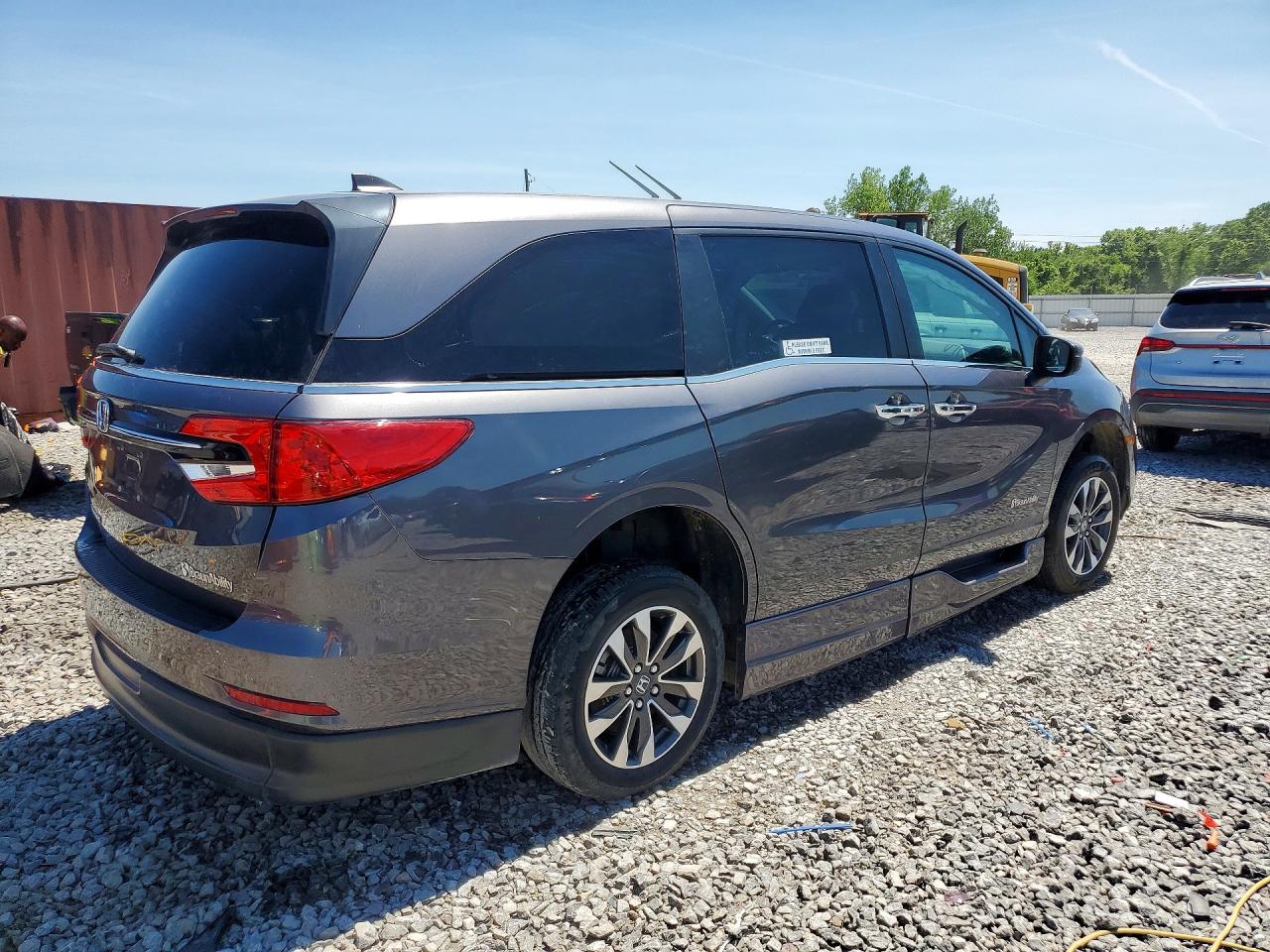 2022 Honda Odyssey Exl Gray vin: 5FNRL6H76NB062420
