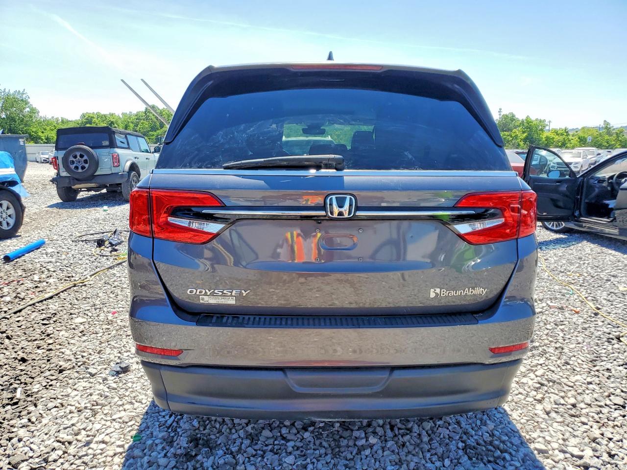 2022 Honda Odyssey Exl Gray vin: 5FNRL6H76NB062420