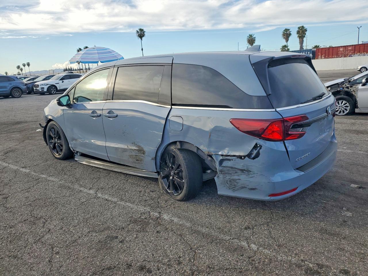 2023 Honda Odyssey Sport-l Серый vin: 5FNRL6H76PB065885