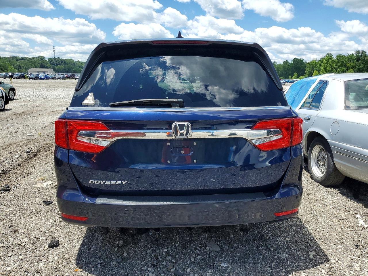 2019 Honda Odyssey Exl Blue vin: 5FNRL6H77KB027526