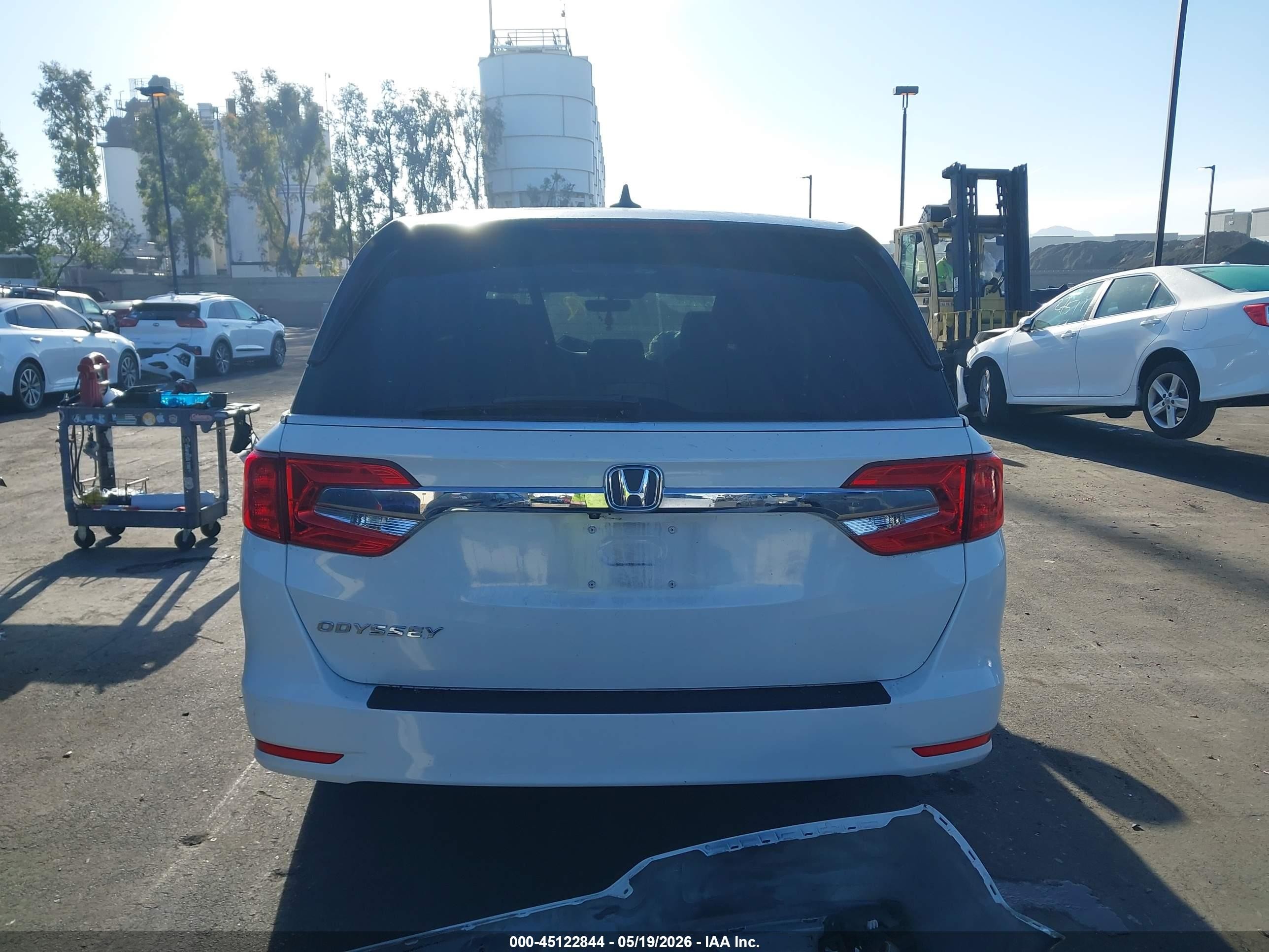 2020 Honda Odyssey Ex-l/ex-l W/navi   Res White vin: 5FNRL6H77LB009531