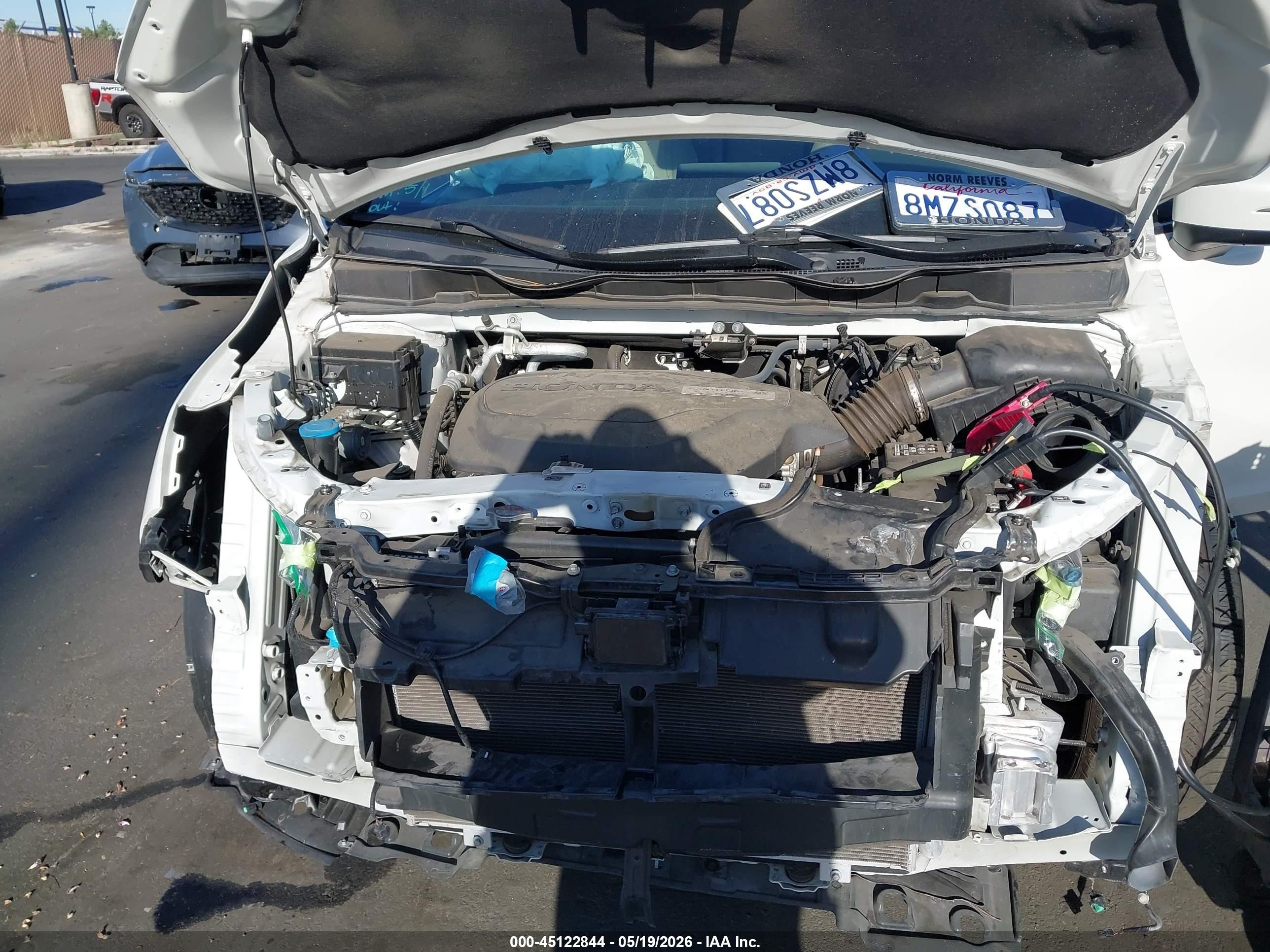 2020 Honda Odyssey Ex-l/ex-l W/navi   Res White vin: 5FNRL6H77LB009531
