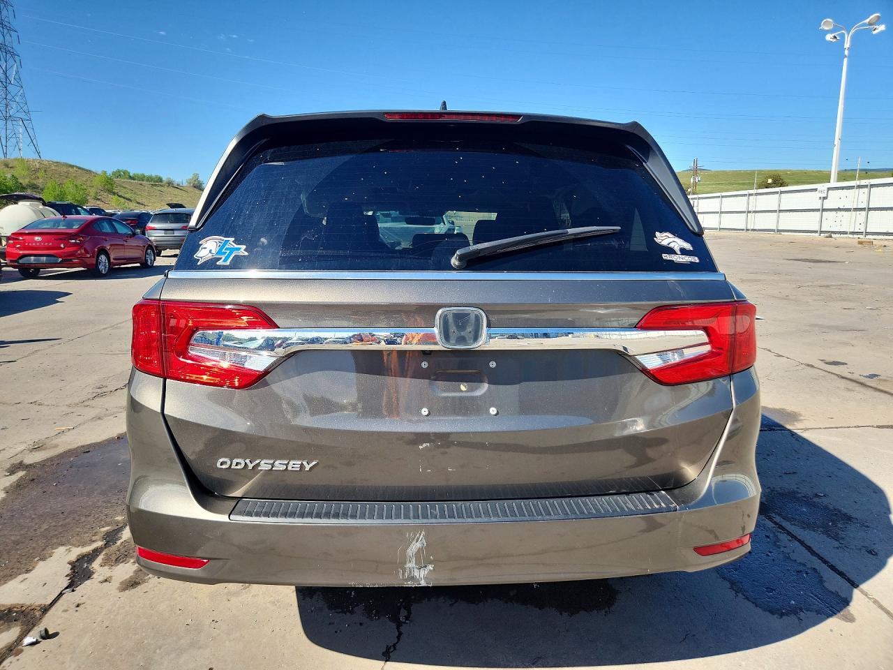 2019 Honda Odyssey Exl Gray vin: 5FNRL6H78KB017913
