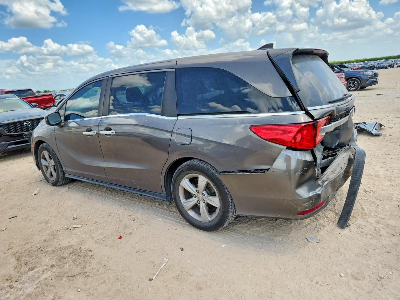 2019 Honda Odyssey Exl Серый vin: 5FNRL6H78KB035652