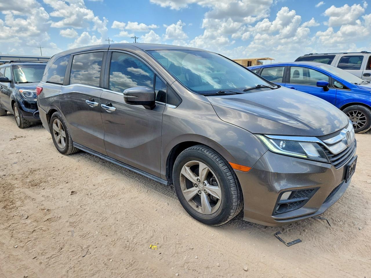 2019 Honda Odyssey Exl Серый vin: 5FNRL6H78KB035652