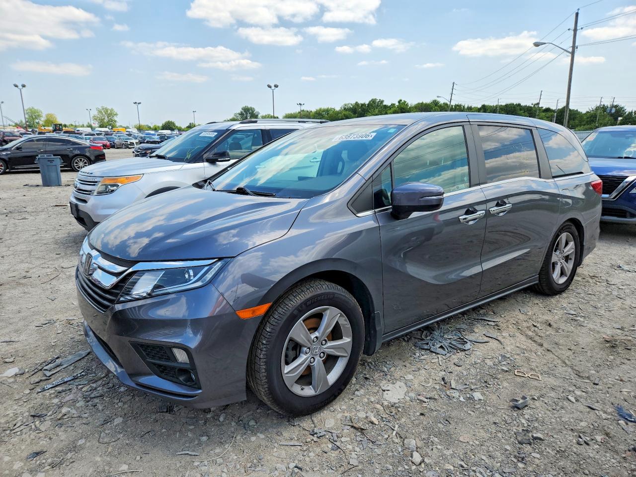 2019 Honda Odyssey Exl Серый vin: 5FNRL6H78KB091249