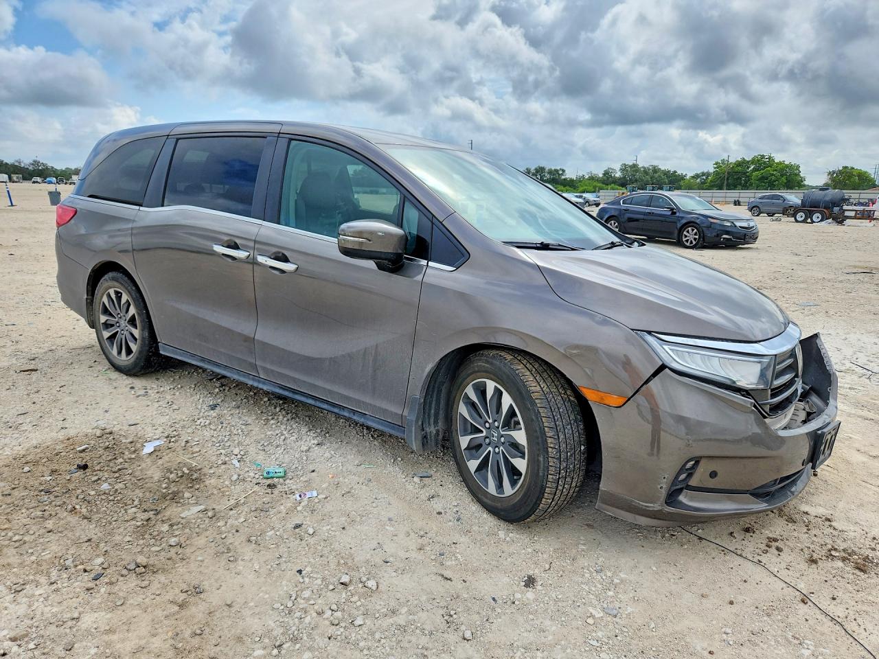 2022 Honda Odyssey Exl Gray vin: 5FNRL6H78NB041097