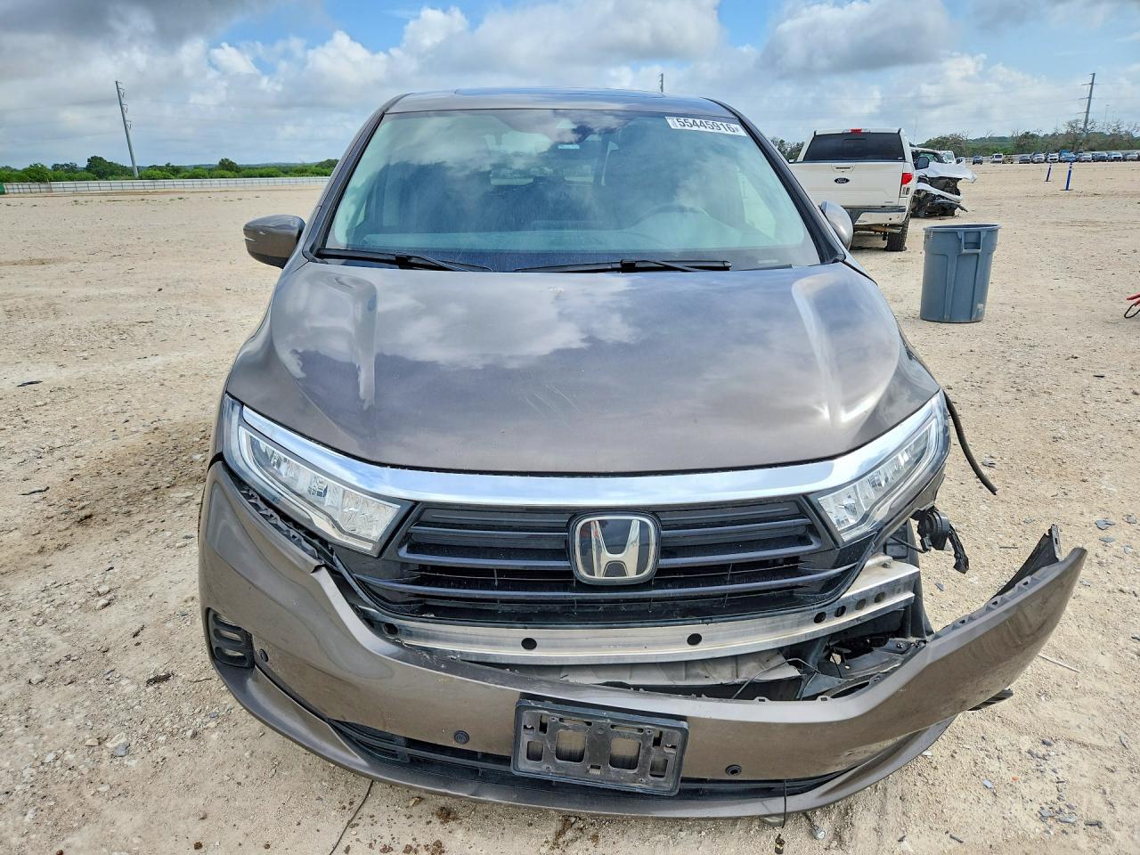 2022 Honda Odyssey Exl Gray vin: 5FNRL6H78NB041097