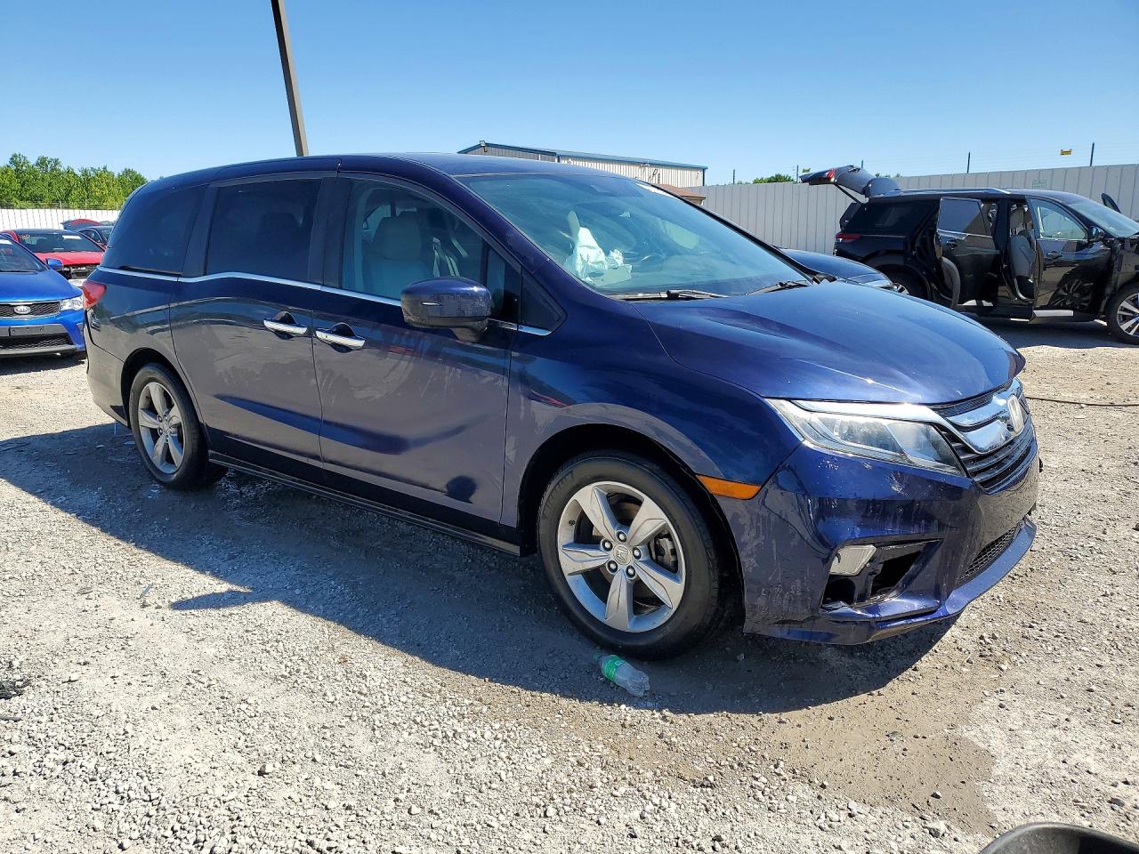 2019 Honda Odyssey Exl Blue vin: 5FNRL6H79KB116854
