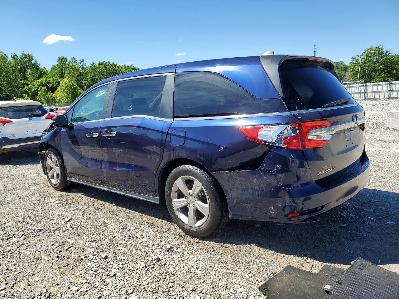2019 Honda Odyssey Exl Blue vin: 5FNRL6H79KB116854