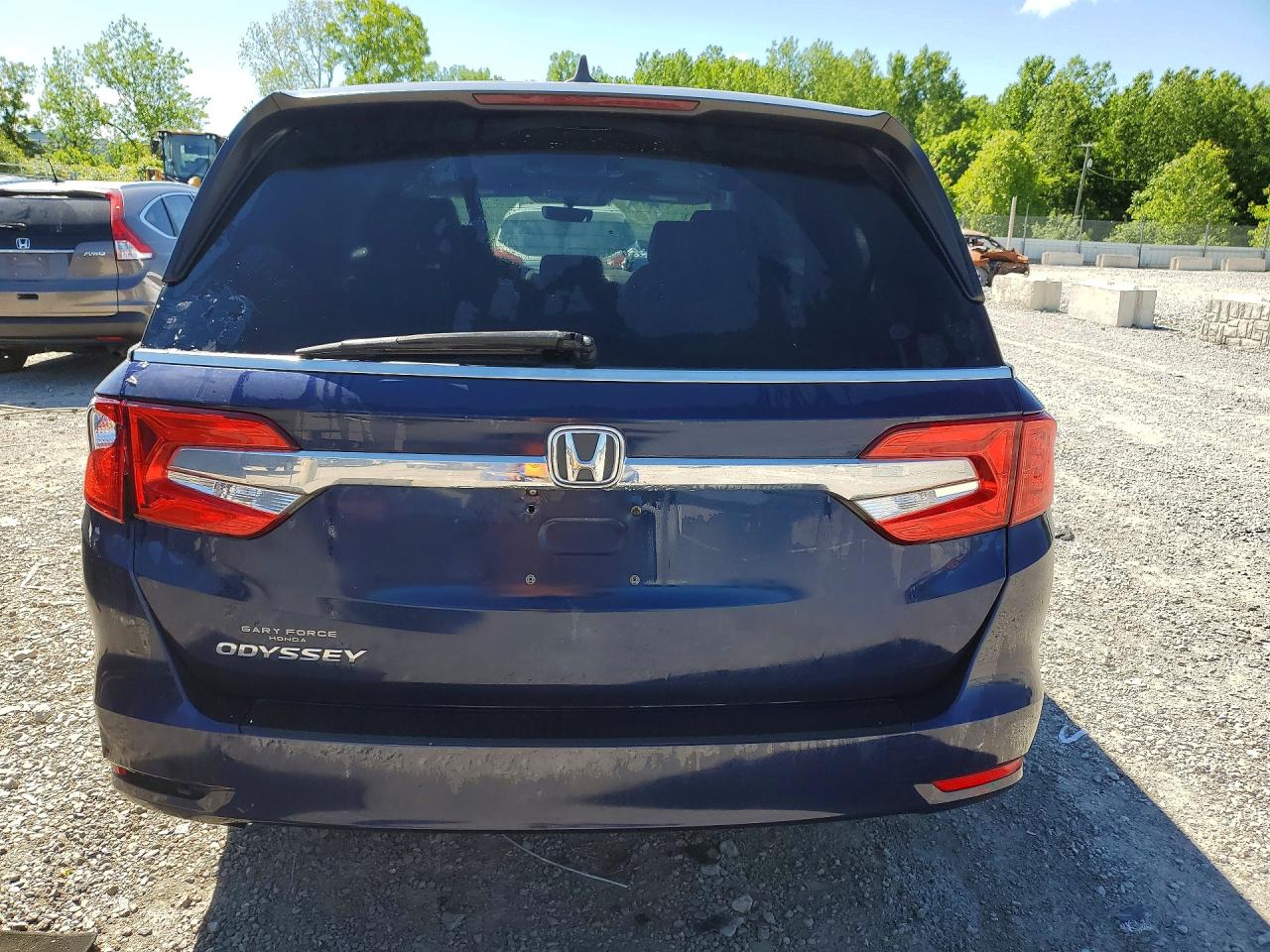 2019 Honda Odyssey Exl Blue vin: 5FNRL6H79KB116854