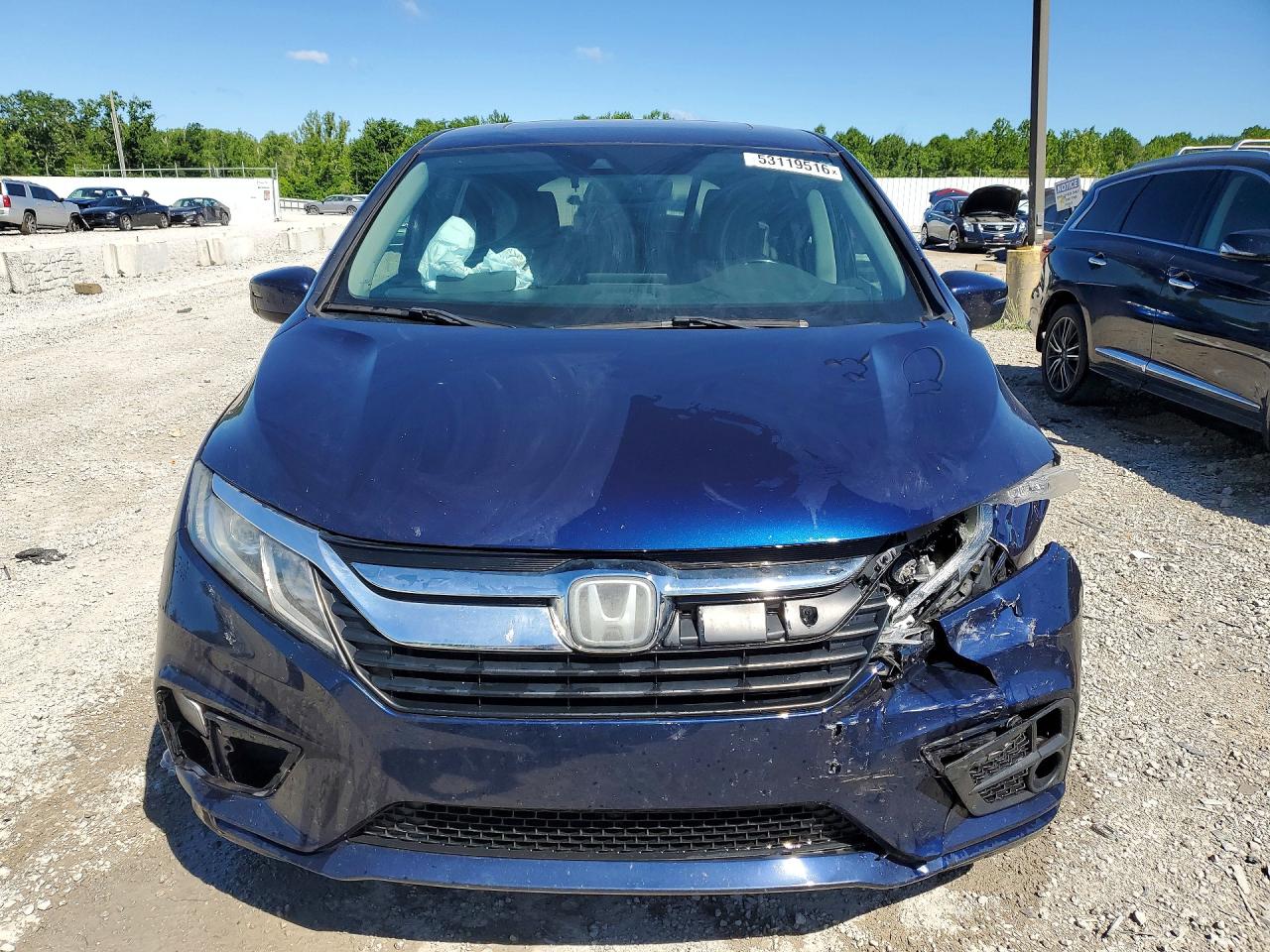 2019 Honda Odyssey Exl Blue vin: 5FNRL6H79KB116854