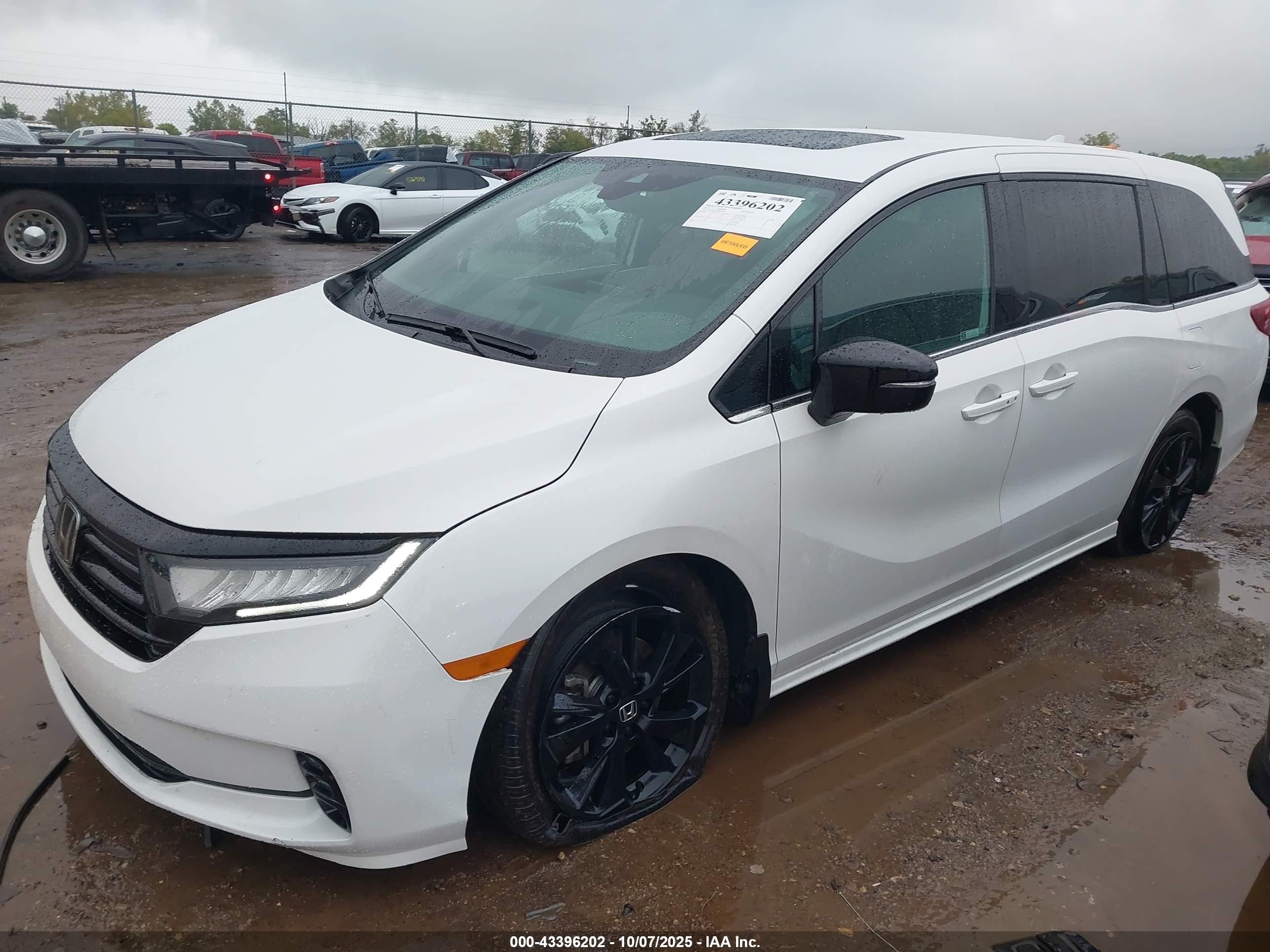 2024 Honda Odyssey Sport White vin: 5FNRL6H79RB005456