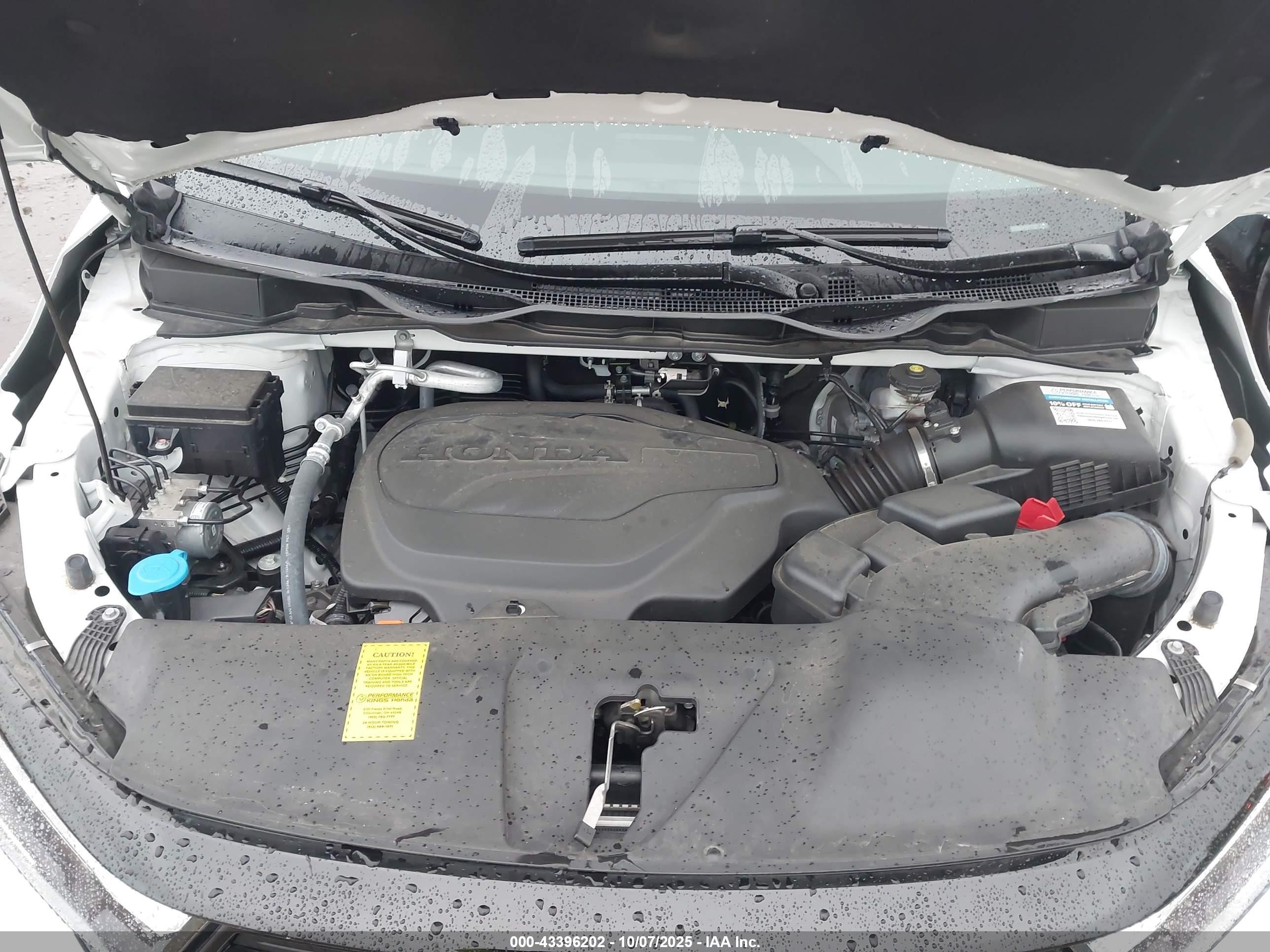 2024 Honda Odyssey Sport White vin: 5FNRL6H79RB005456