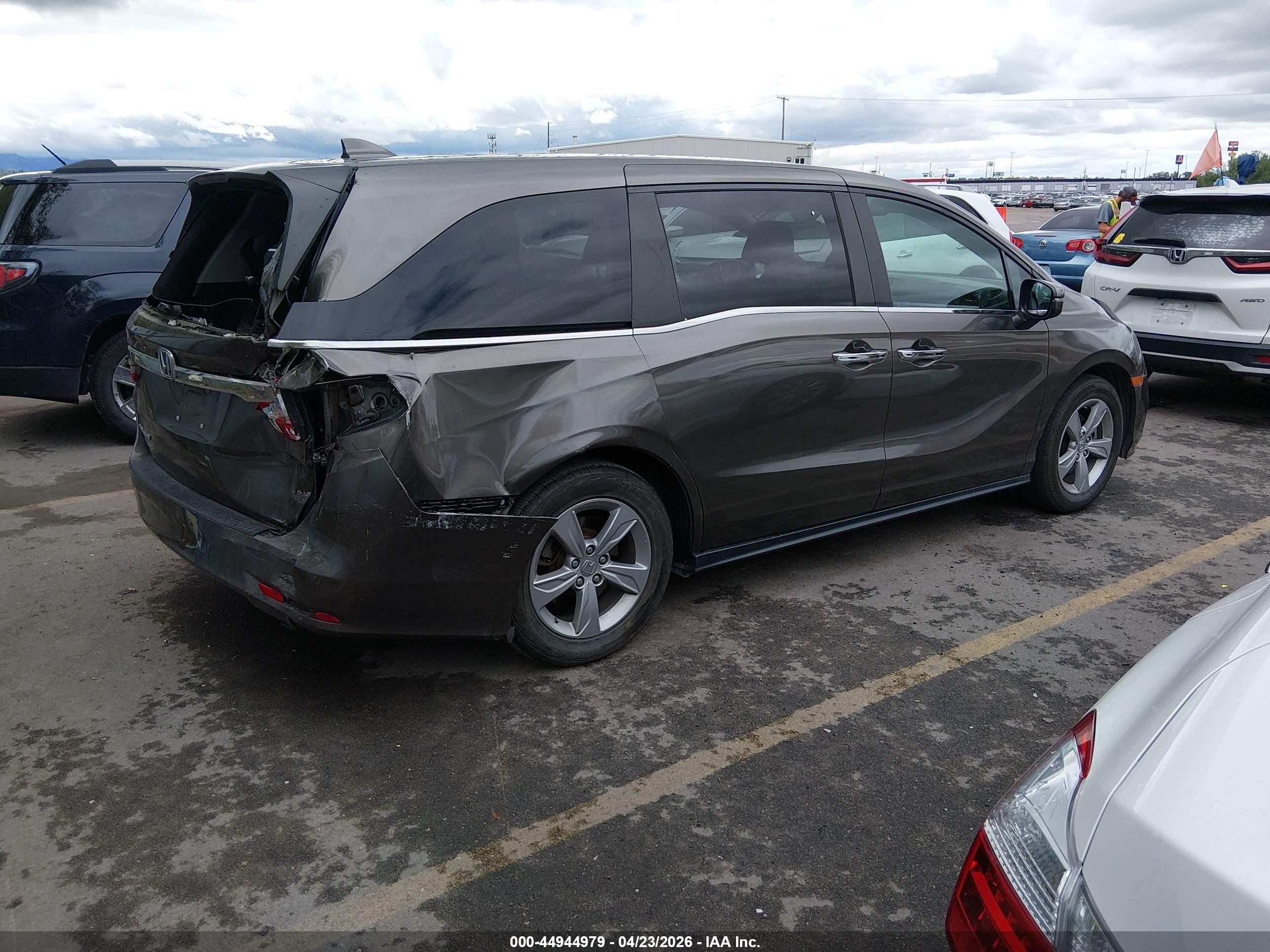 2019 Honda Odyssey Ex-l Коричневый vin: 5FNRL6H7XKB066983