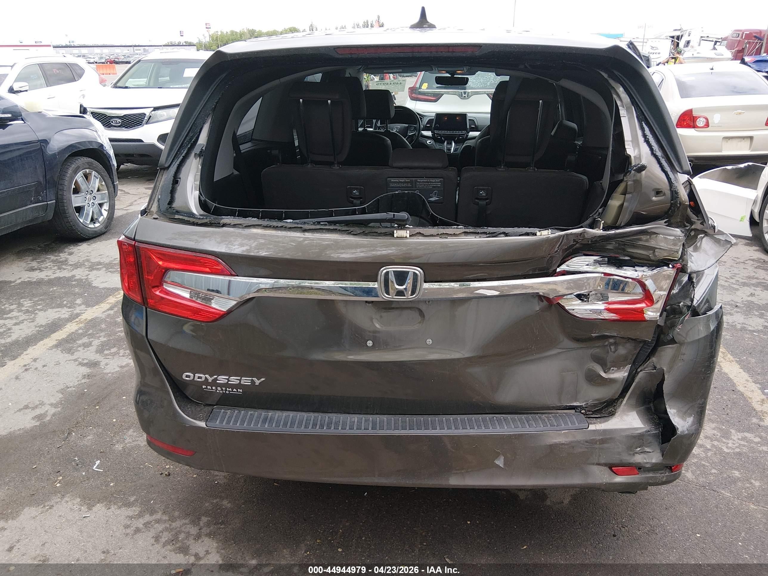 2019 Honda Odyssey Ex-l Коричневый vin: 5FNRL6H7XKB066983