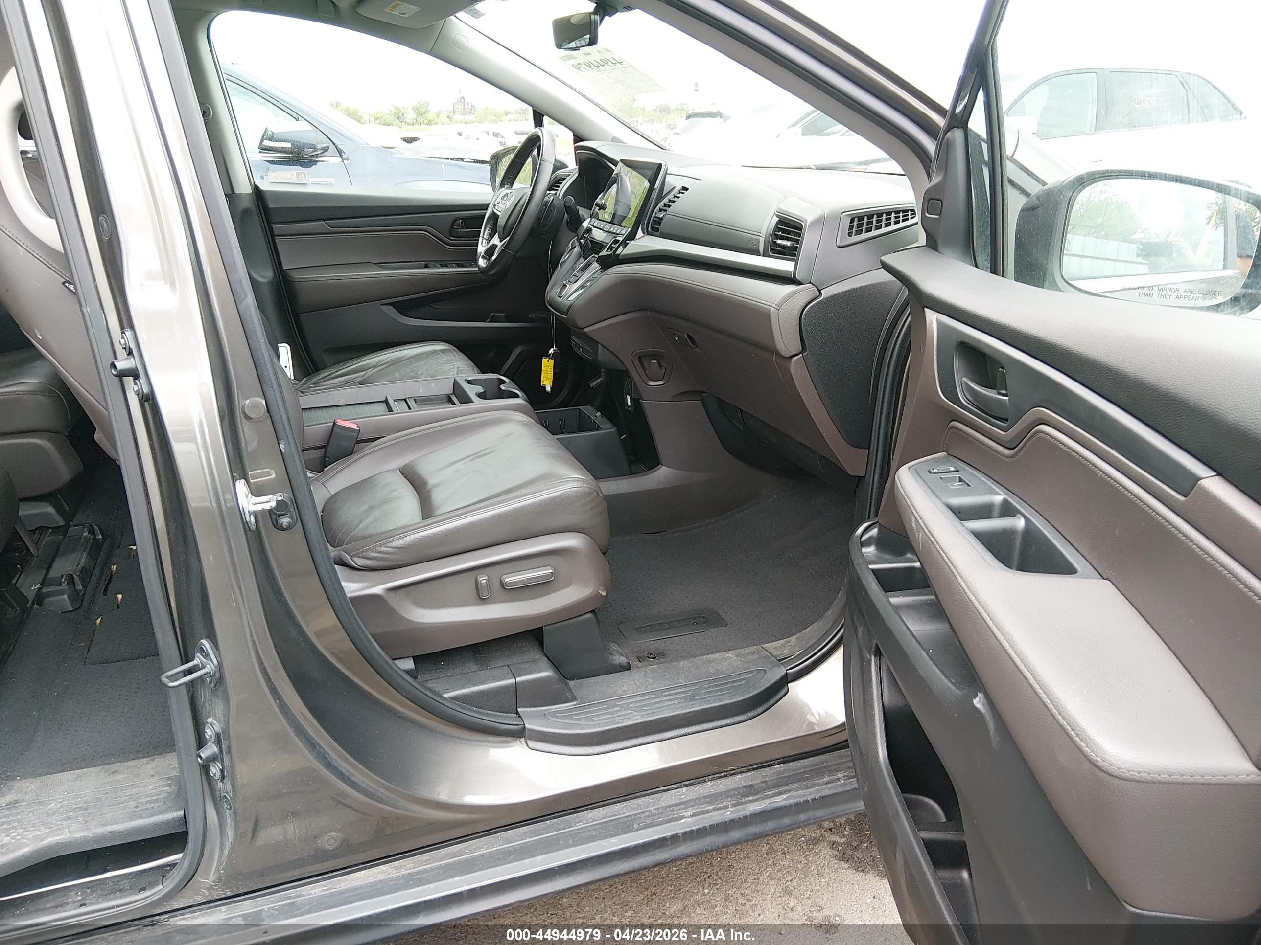 2019 Honda Odyssey Ex-l Коричневый vin: 5FNRL6H7XKB066983