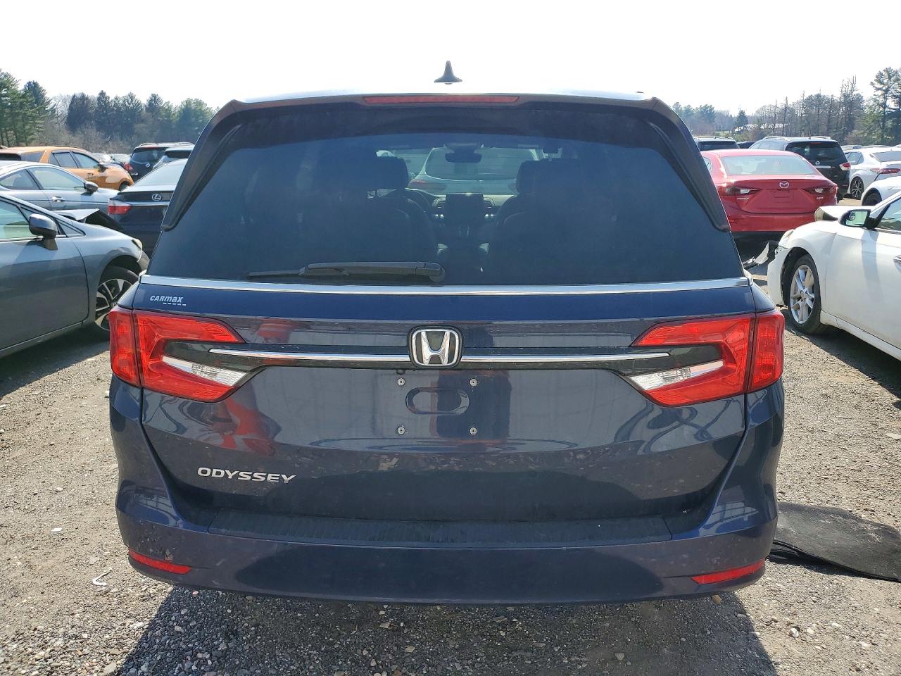 2021 Honda Odyssey Exl Blue vin: 5FNRL6H7XMB011663