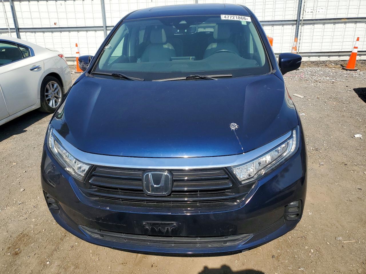2021 Honda Odyssey Exl Blue vin: 5FNRL6H7XMB011663