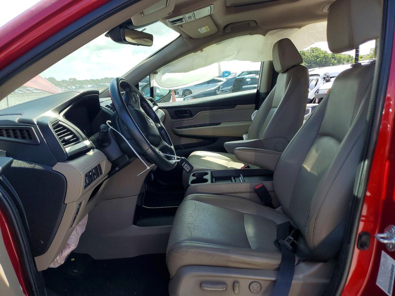 2022 Honda Odyssey Exl Red vin: 5FNRL6H7XNB034359