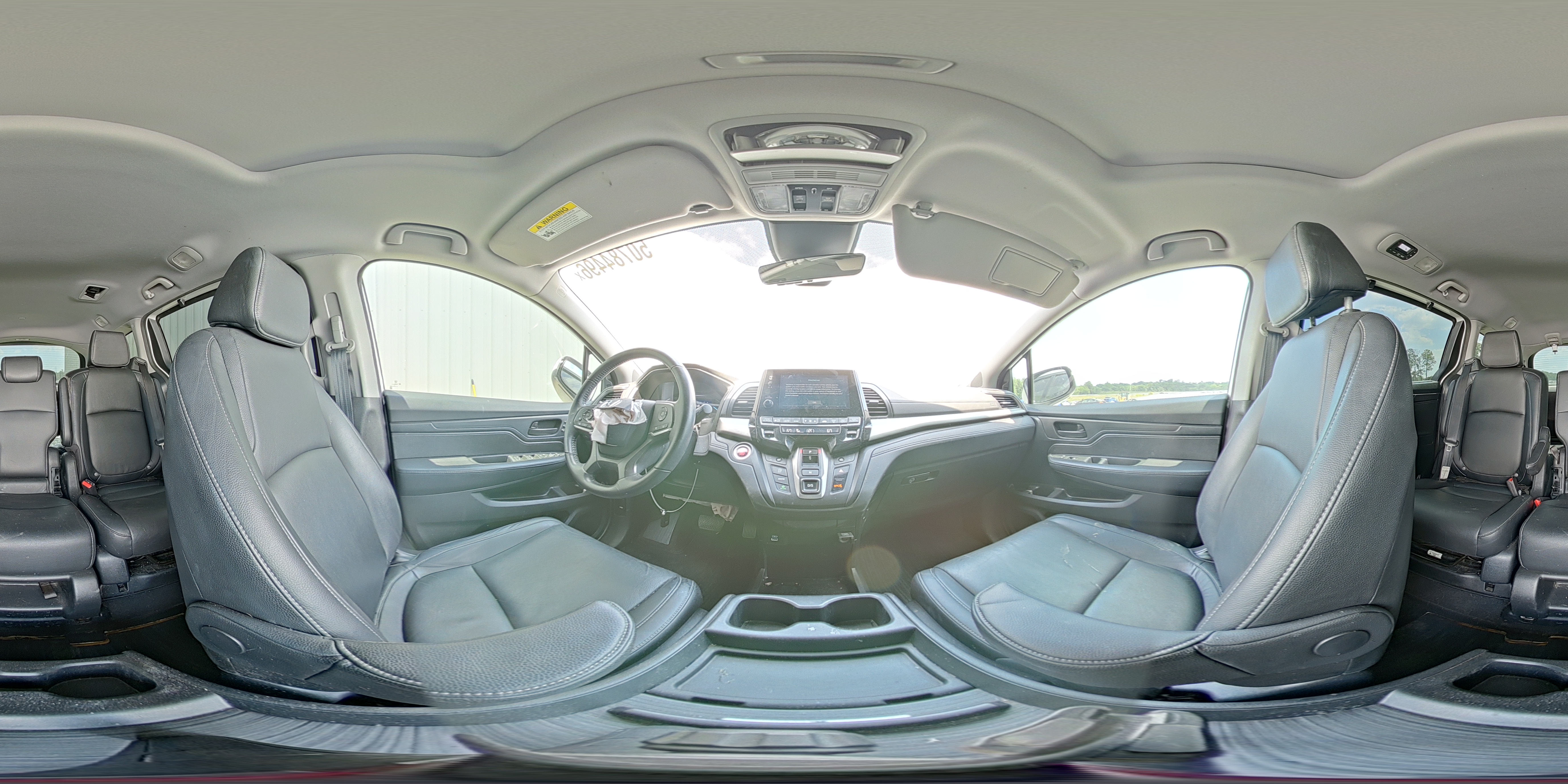 2022 Honda Odyssey Exl White vin: 5FNRL6H7XNB045121