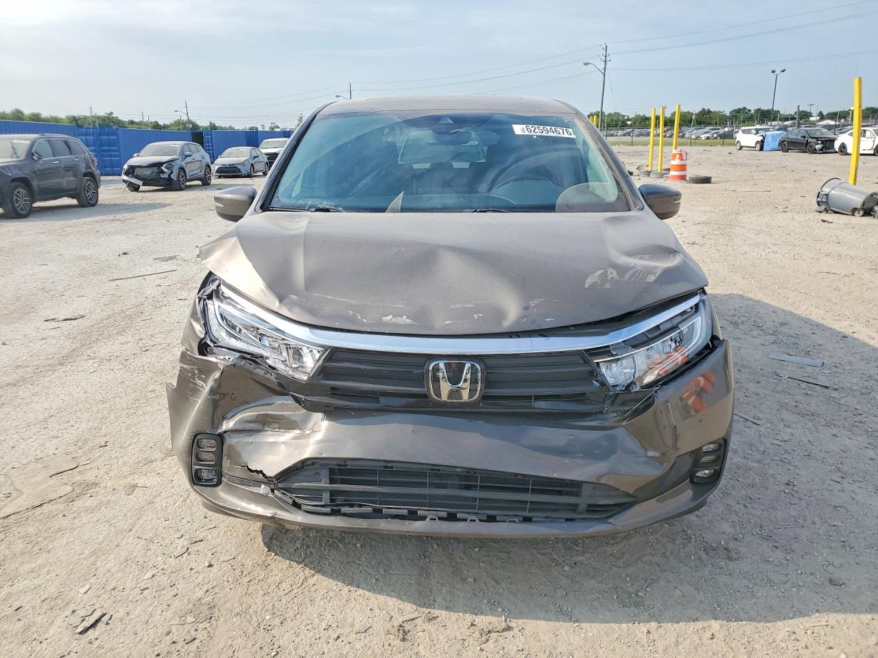 2022 Honda Odyssey Exl Brown vin: 5FNRL6H7XNB061125
