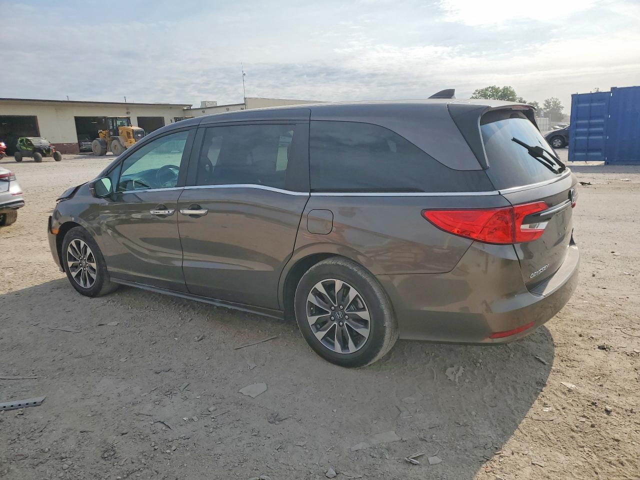 2022 Honda Odyssey Exl Brown vin: 5FNRL6H7XNB061125