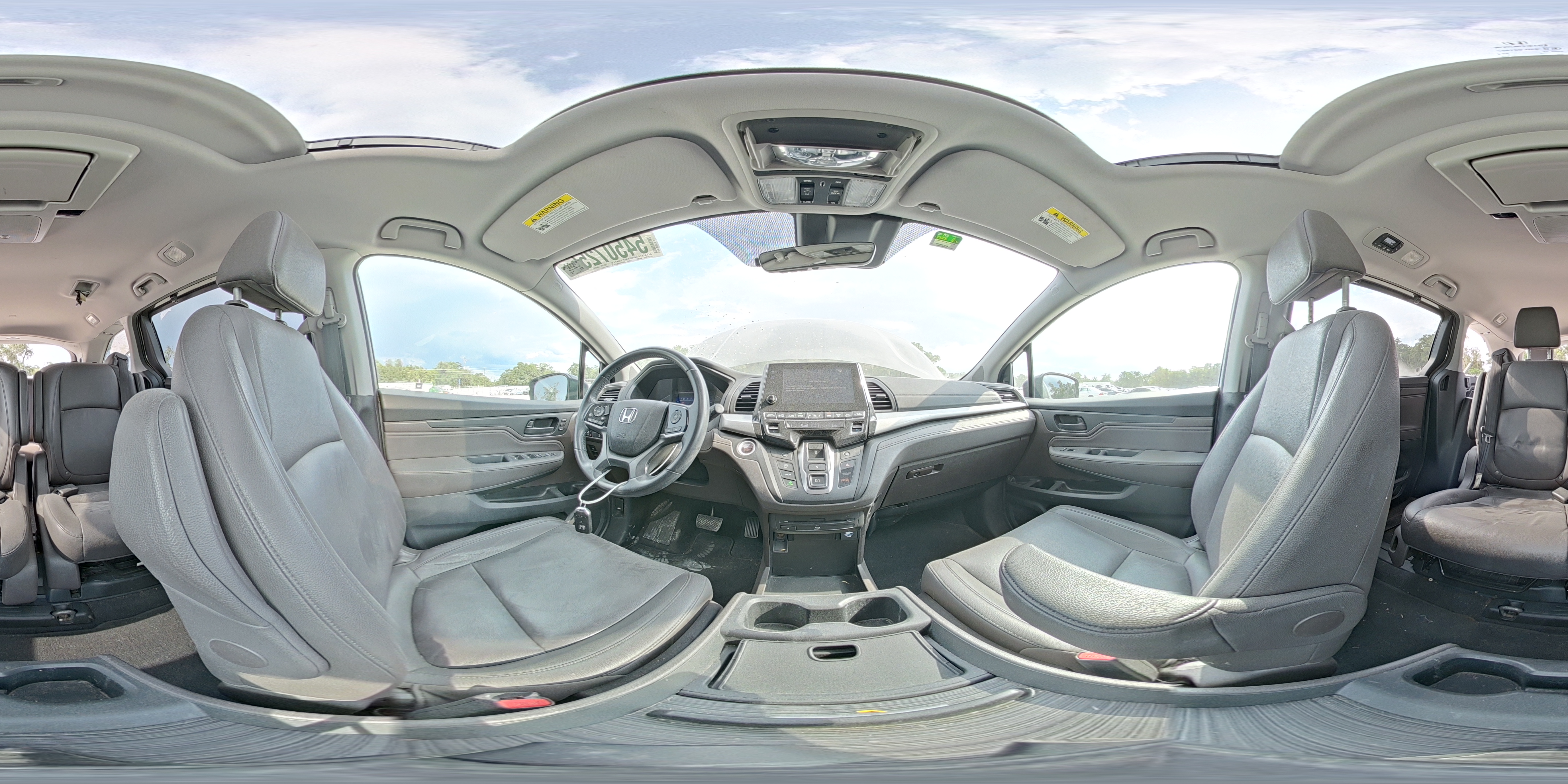 2018 Honda Odyssey Touring Gray vin: 5FNRL6H80JB035085
