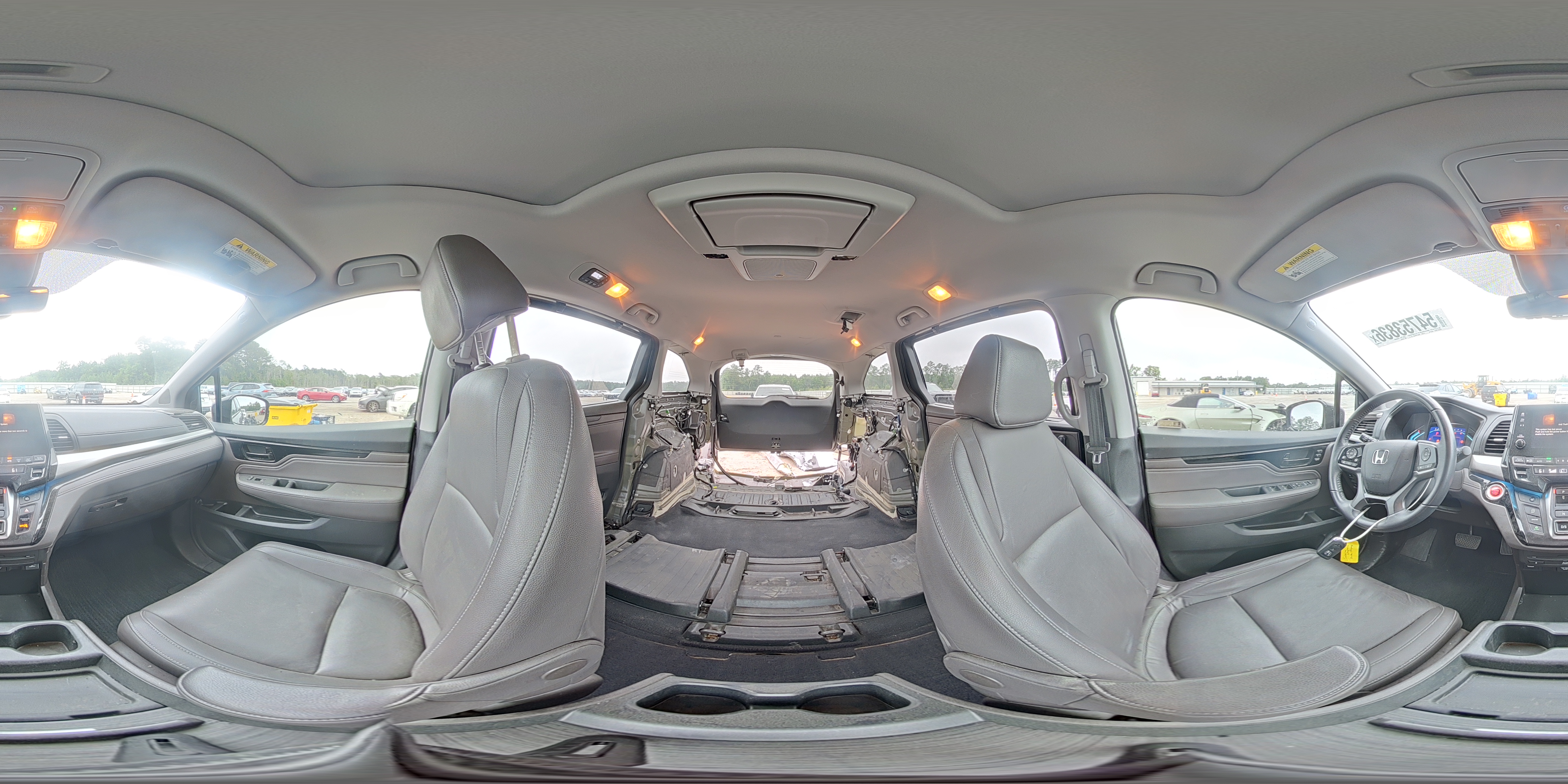 2022 Honda Odyssey Touring Gray vin: 5FNRL6H80NB042088