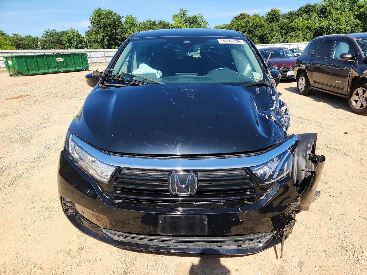 2021 Honda Odyssey Touring Black vin: 5FNRL6H81MB035780