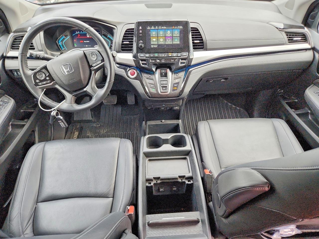 2023 Honda Odyssey Touring Black vin: 5FNRL6H82PB025473