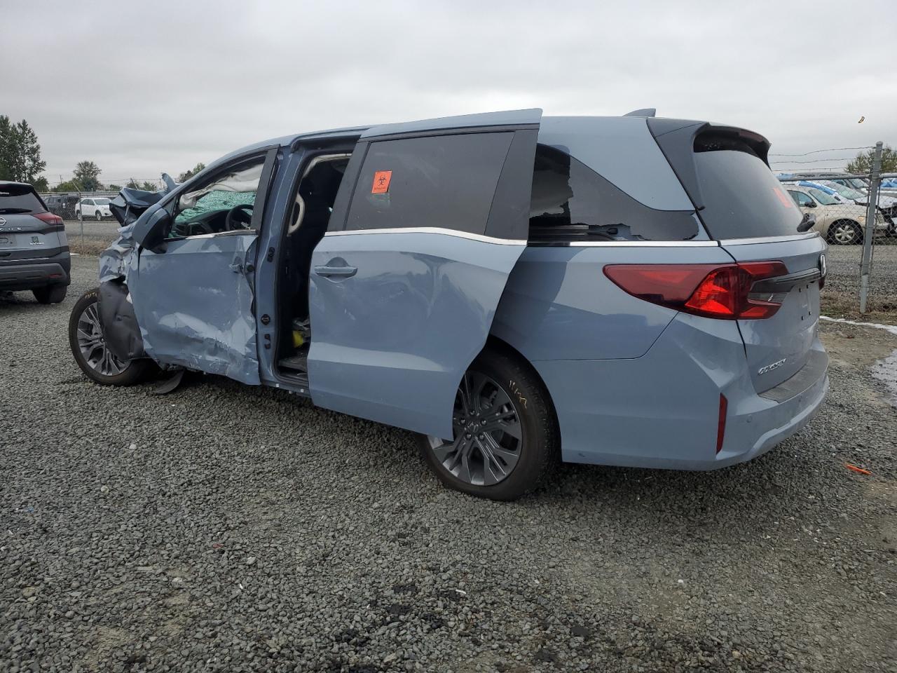 2025 Honda Odyssey Touring Turquoise vin: 5FNRL6H84SB069709