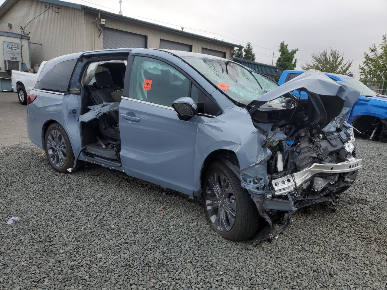 2025 Honda Odyssey Touring Turquoise vin: 5FNRL6H84SB069709
