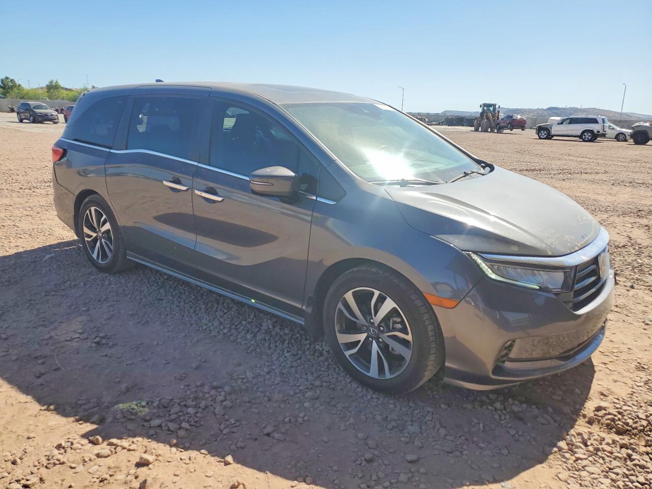 2024 Honda Odyssey Touring Gray vin: 5FNRL6H85RB016267